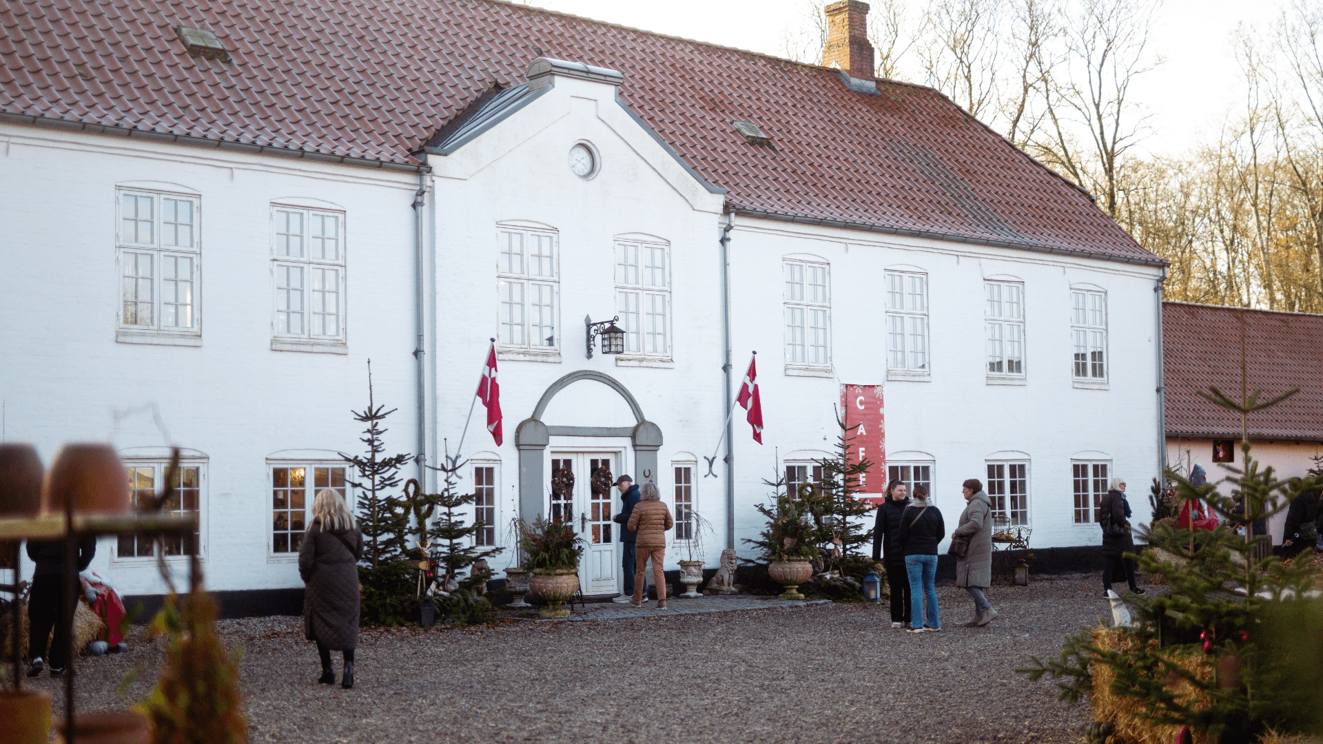 Haughus Gods bei Jelling für den Weihnachtsmarkt