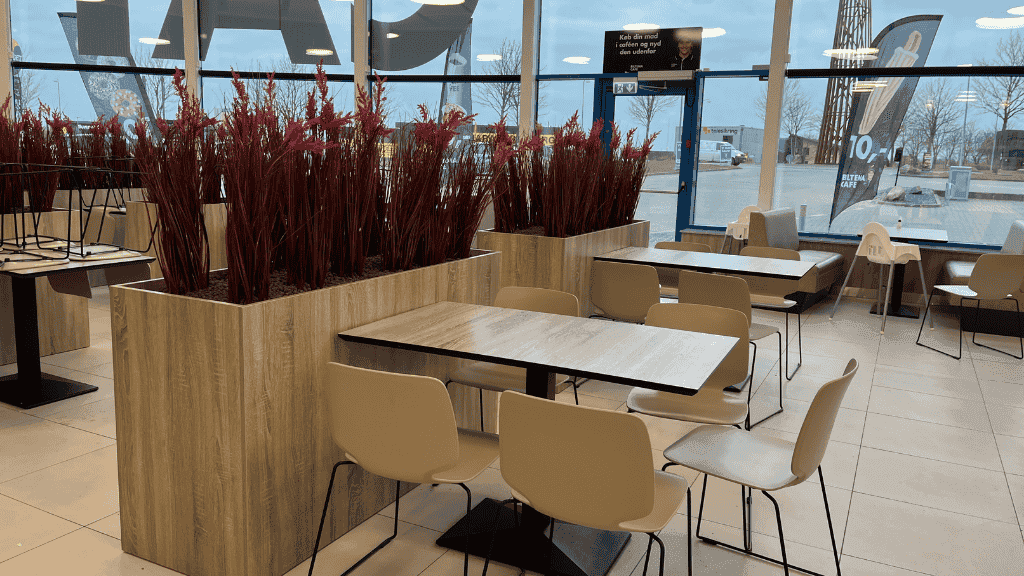 Biltemas café i Rødekro
