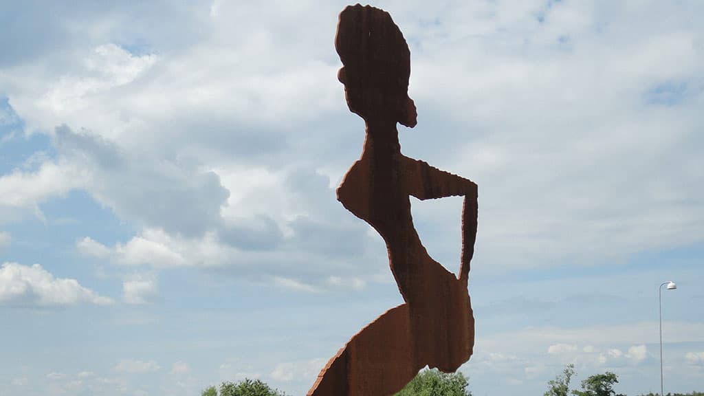 Damen der varmede sin ende over ilden