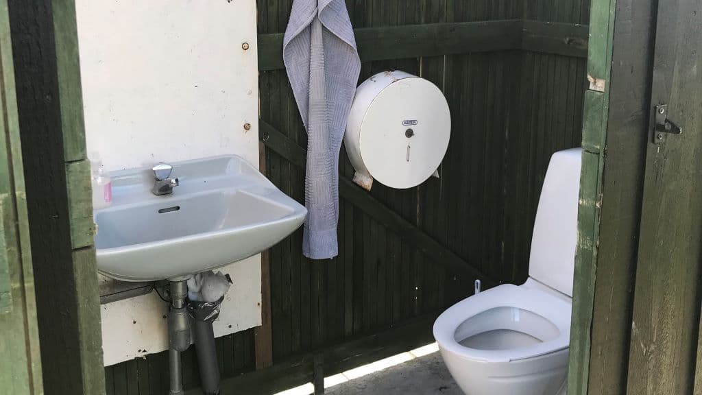 Toilet ved Hærvejspladsen Østervrå
