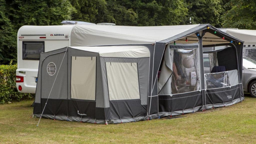 Campingvogn på DCU Camping Viborg Sø