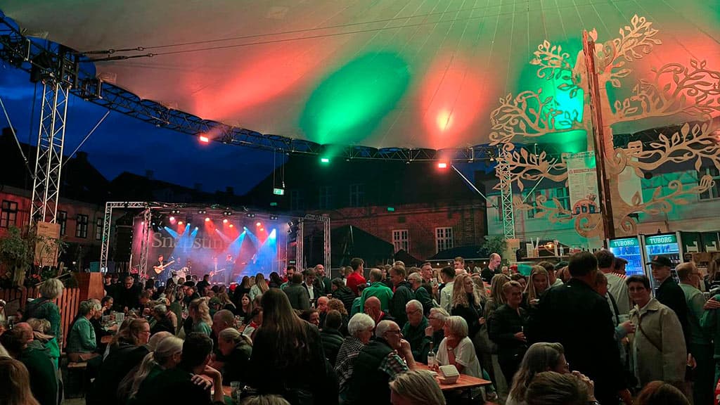 Snapsting på Hjultorvet i Viborg